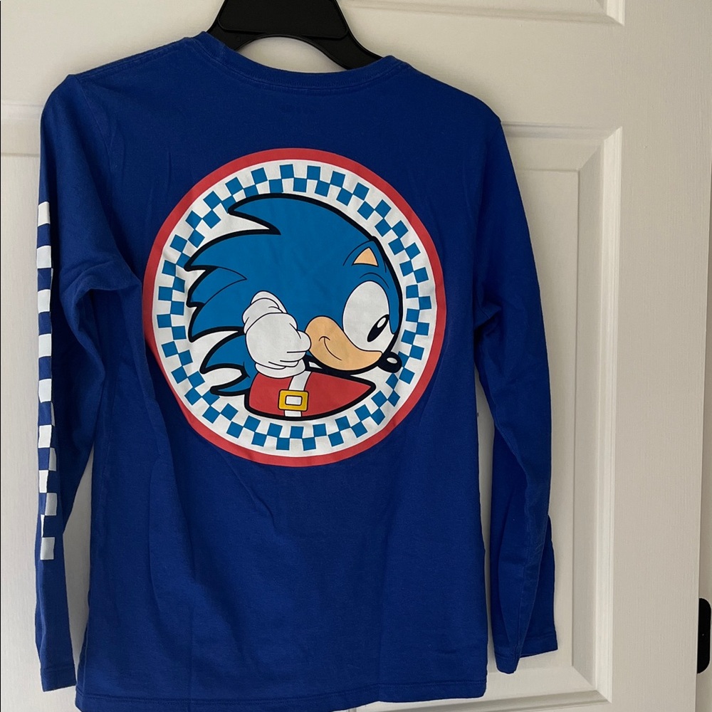 Old Navy Royal Blue Kids Long Sleeve Tee with Character Patch - Picture 4 of 9